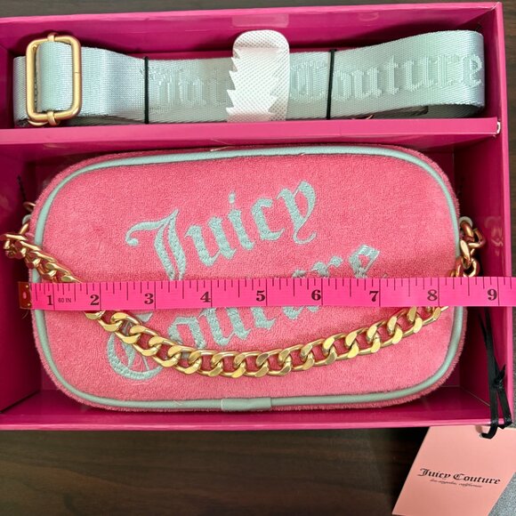 Juicy Couture Camera Bag Gift Set Pink and Blue New - Picture 4 of 8